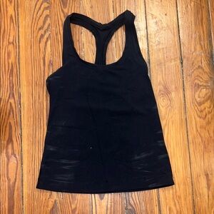 Lululemon Black Racerback Tank Top